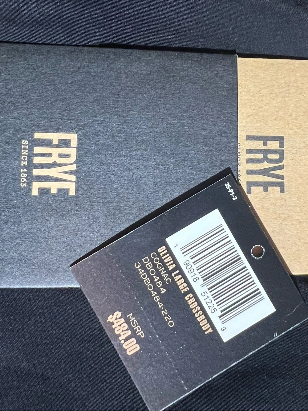 Frye smooth cognac